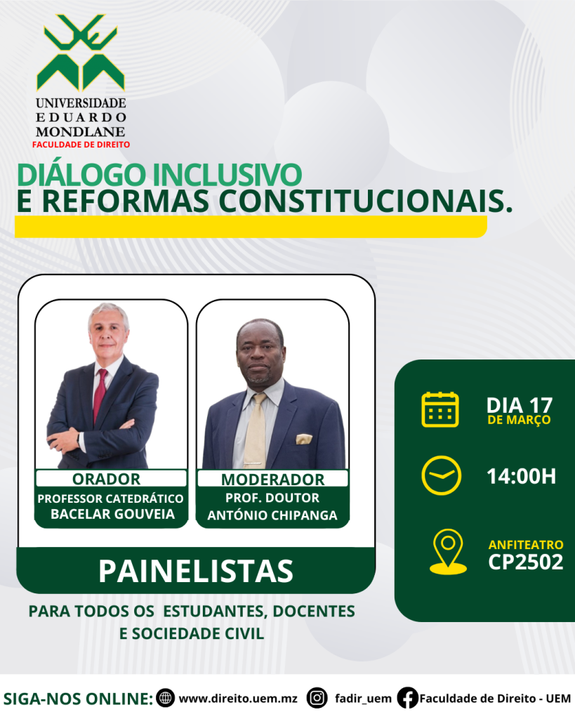 Diálogo Inclusivo e Reformas Constitucionais.